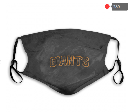 MLB San Francisco Giants #3 Dust mask with filter->mlb dust mask->Sports Accessory